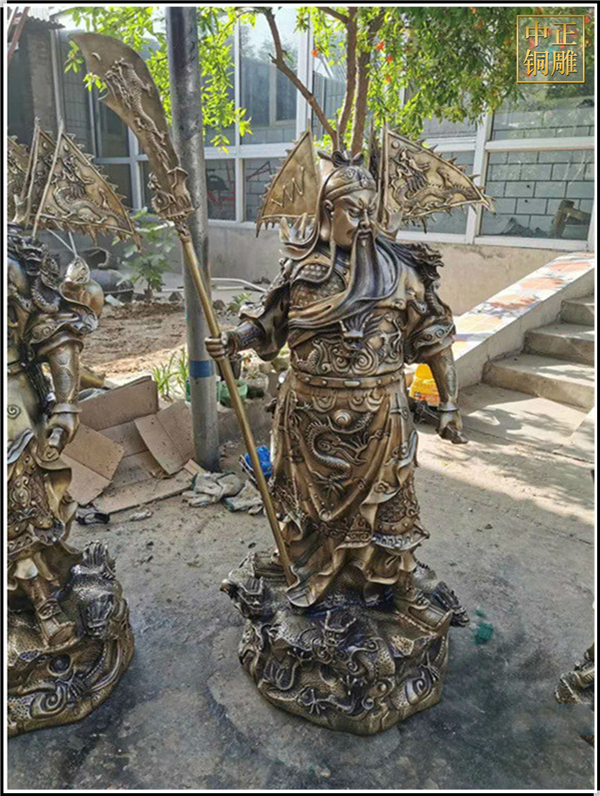 純銅關公像鑄造.jpg 純銅關公像鑄造.jpg